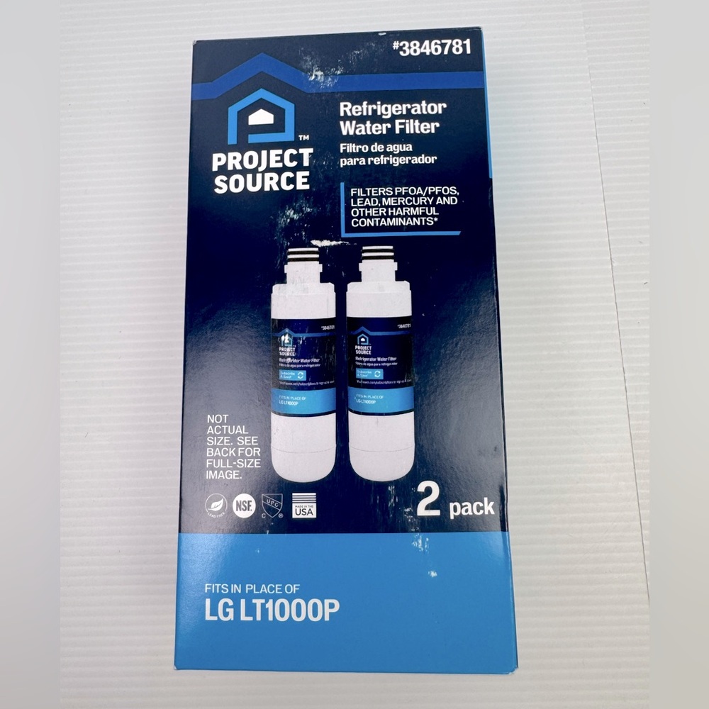 Project Source 6-Month Twist-in Refrigerator Water Filter L-5-2 Fits LG #3846781